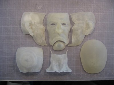 This is the full sized 3D printed Scrooge character head we fabricated for Disney's Christmas Carol. 