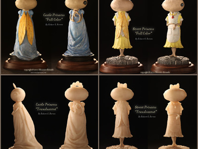 These Cicada Princess statues were created and painted as full-color and translucent edition prototypes then manufactured by Fonco Studios for the film. https://vimeo.com/84058031	