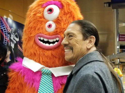 Here is a BTS shot of a commercial featuring Danny Trejo that we worked on called Metro Manners for the Metro Los Angeles; featuring Anna Akana as SuperKind and ⁠Rude Dude creature in costumes designed and fabricated by Fonco and  Castle Corsetry, directed by Mike Diva.	