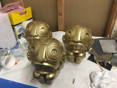 We created molds and cast Idol statues for a commercial for Temple Run, the video game. 	