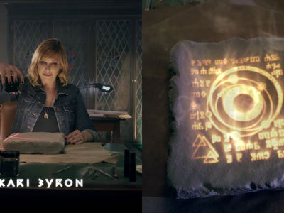 This is a glowing magical stone tablet prop we created for Kari Byron's opening introduction in Netflix's show the White Rabbit Project. ttps://youtu.be/ohb5k3_vQcE	