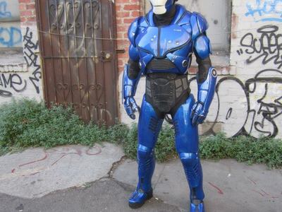 This is Gage, a robot costume we created for a proof of concept science fiction movie.	