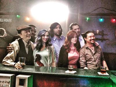 This is the cast of our collaboration with James Hong for the in house production of "Rock Inn."